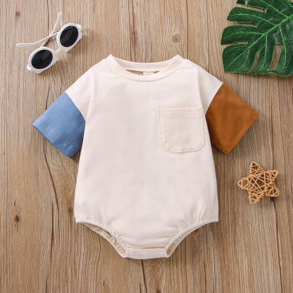 Baby Color Block Romper