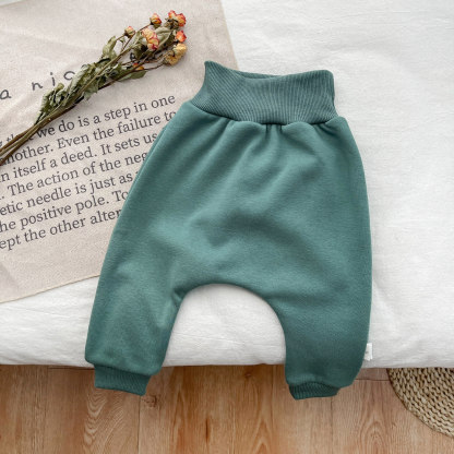 Baby Solid Plus Velvet Pant