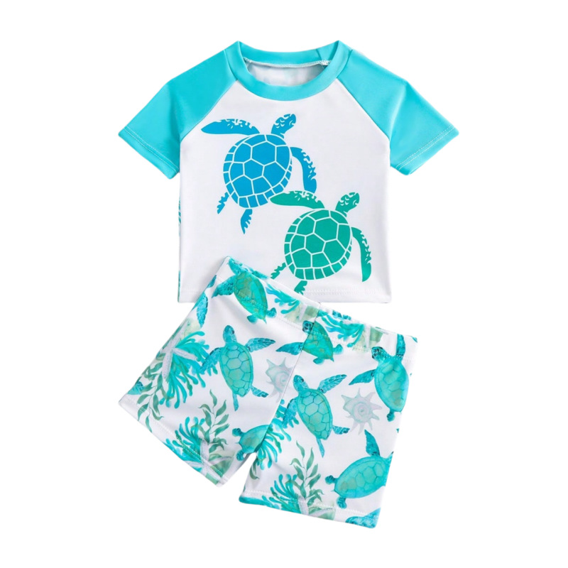 Baby Sea Turtle Swimsuit Set