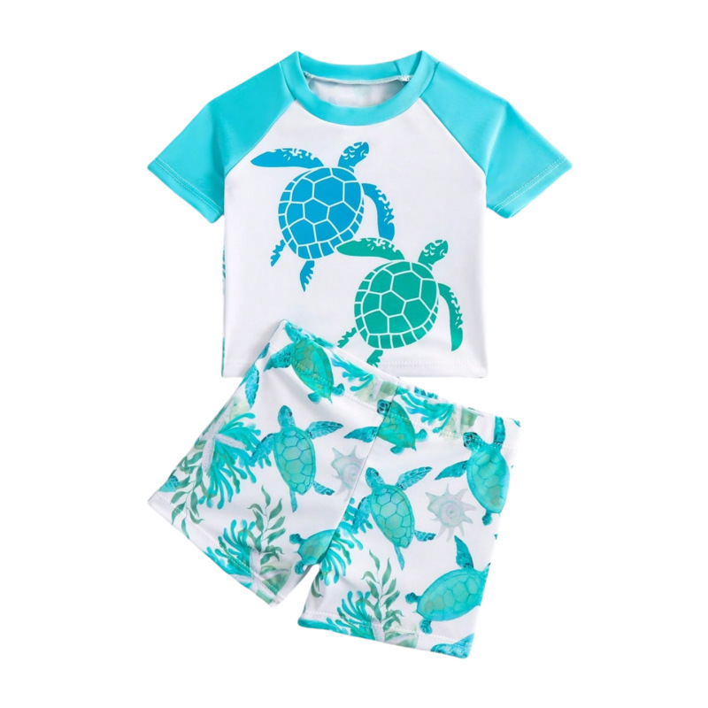 Baby Sea Turtle Swimsuit Set