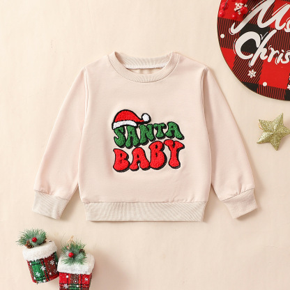 Towel Santa Baby Sweatershirt