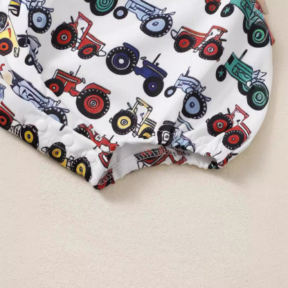 Baby Tractor Romper