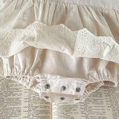 Baby Cotton Linen Sleeveless Romper