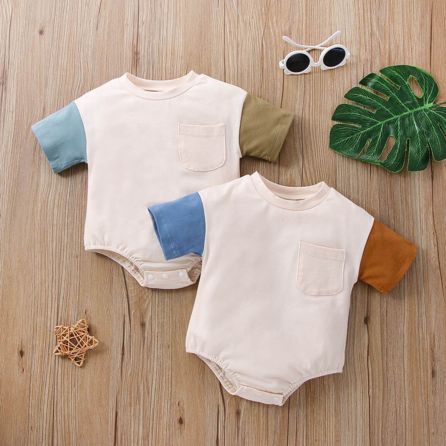 Baby Color Block Romper