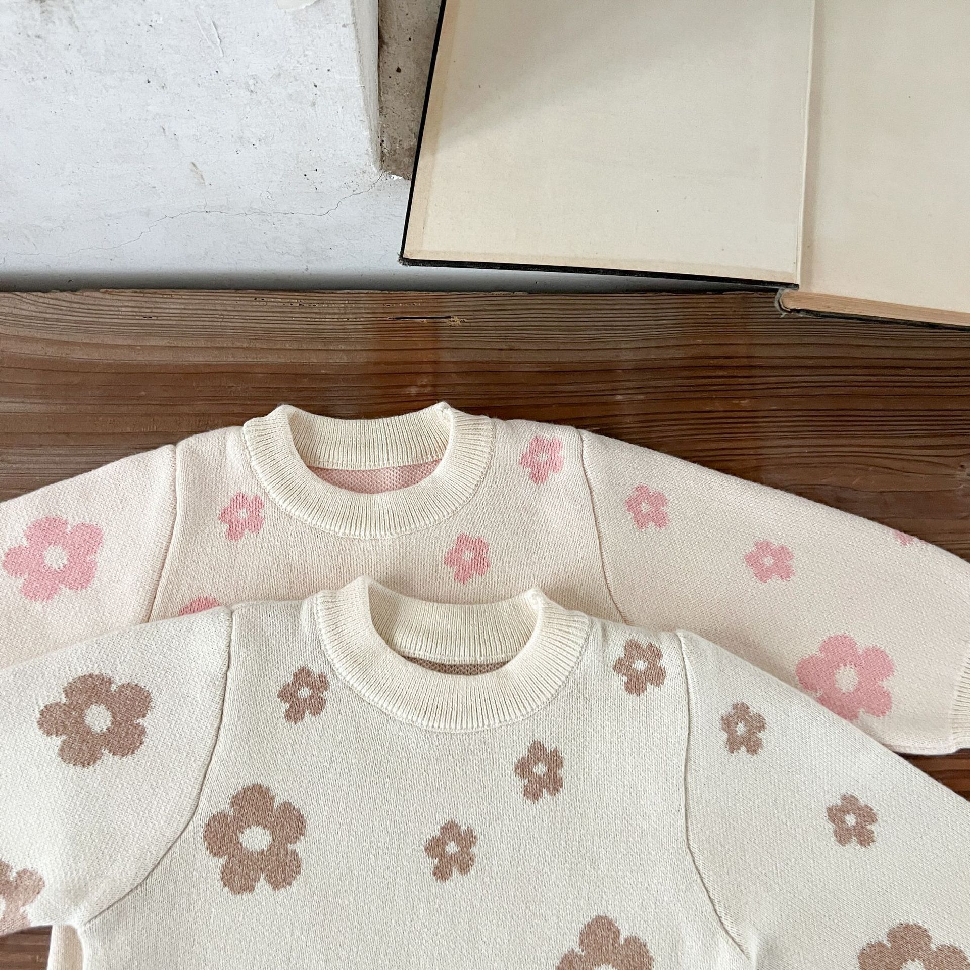 Baby Floral Knitting Jumpsuit