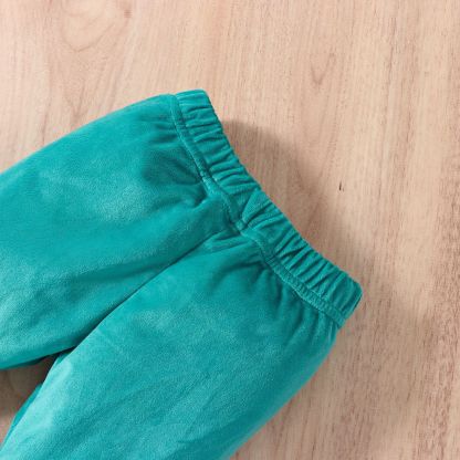 Handmade Top  Velvet Bell Bottoms Set