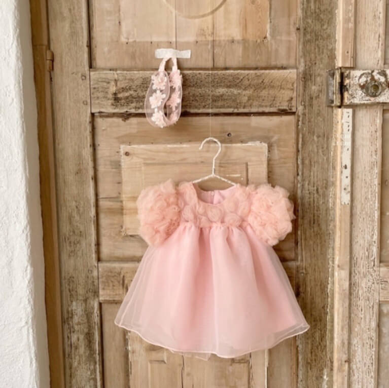Baby Floral Puff Princess Dress