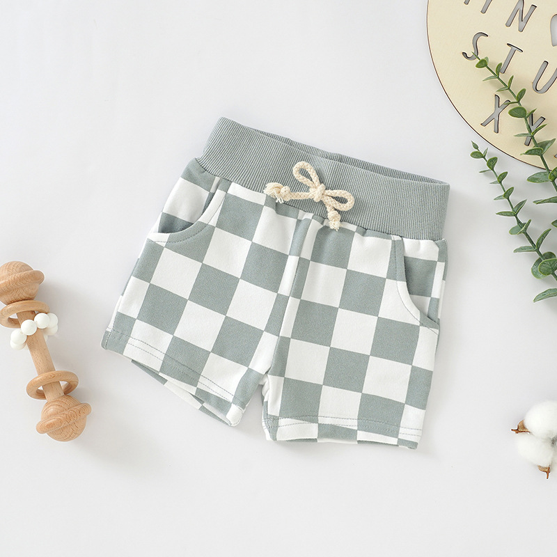 Baby Checkered Shorts