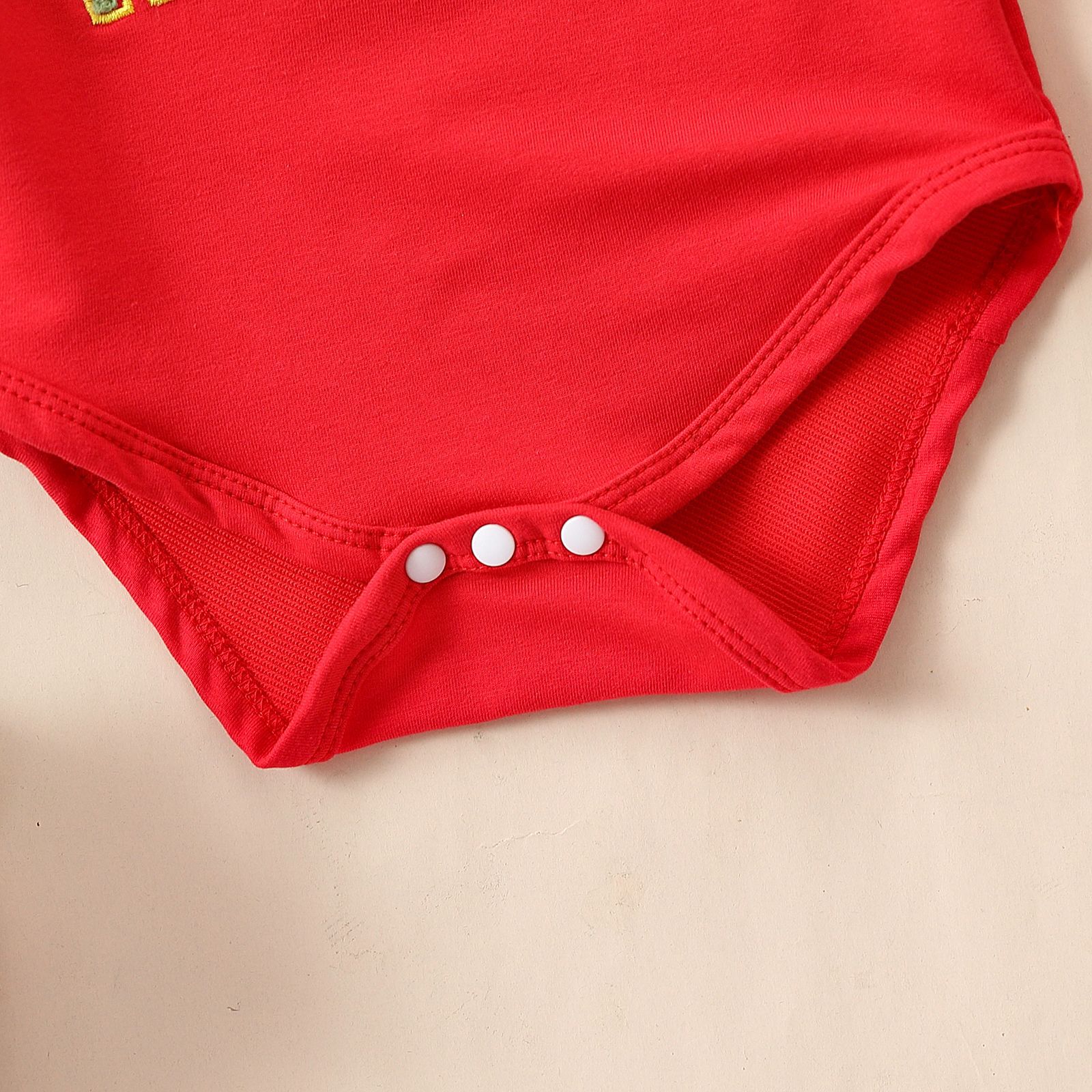Baby Merry Embroidered Romper