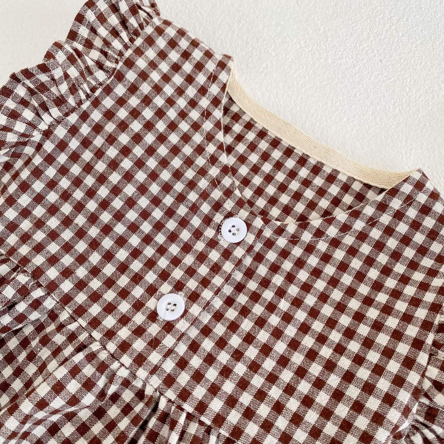 Baby Girl Checkered Set