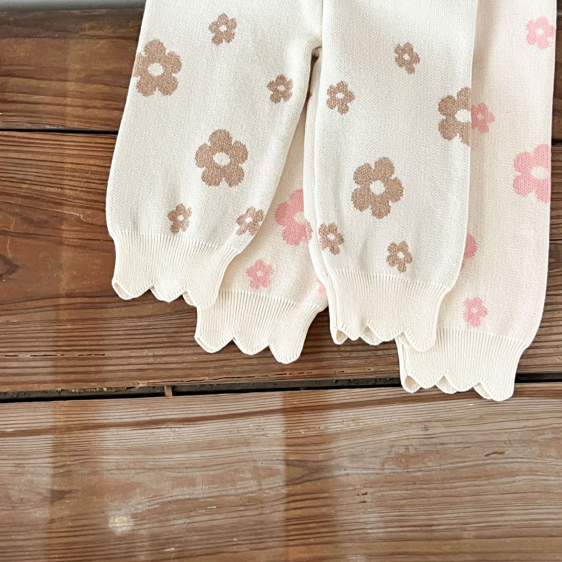 Baby Floral Knitting Set