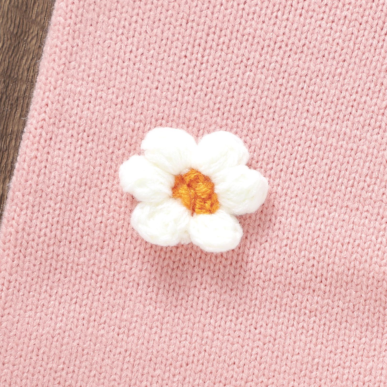 Newborn knitting Floral Jumpsuit