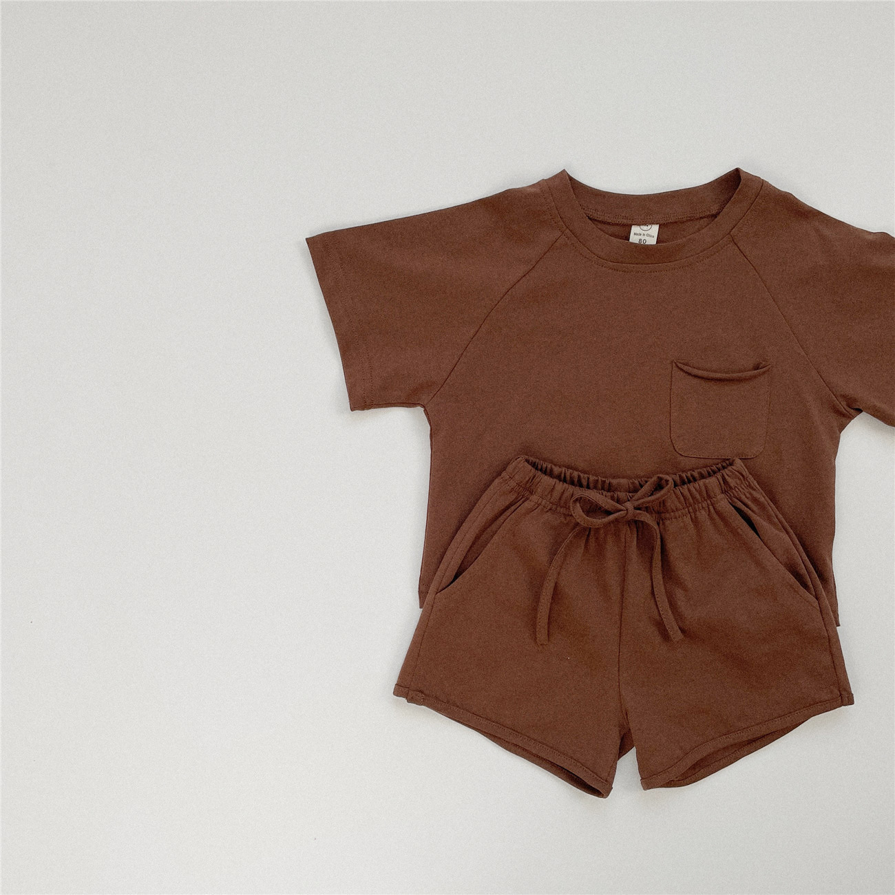 Summer Solid Cotton Set