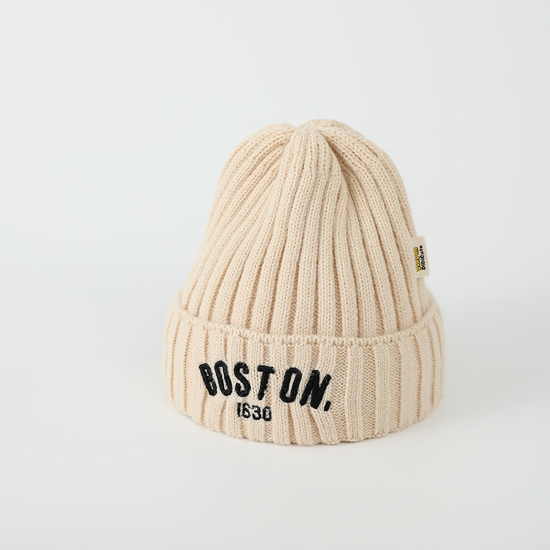 Baby Smiley Embroidery Beanie-visikids