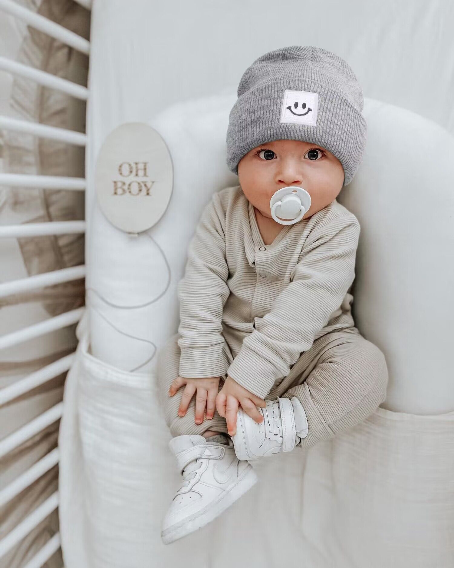 Baby Smiley Beanie