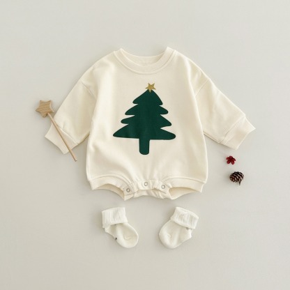 Newborn Christmas Tree Romper