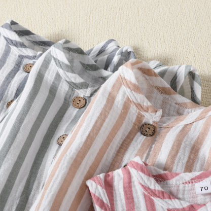Baby Stripe Casual Jumpsuit