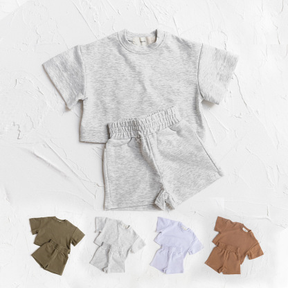 Baby Solid Casual Set