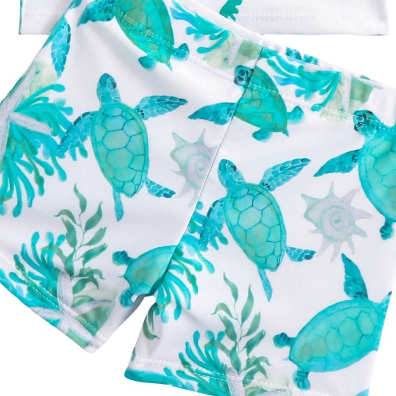 Baby Sea Turtle Swimsuit Set