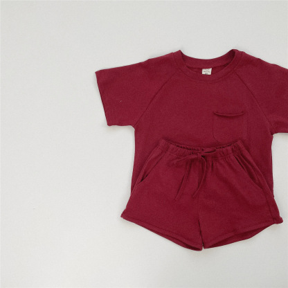 Summer Solid Cotton Set
