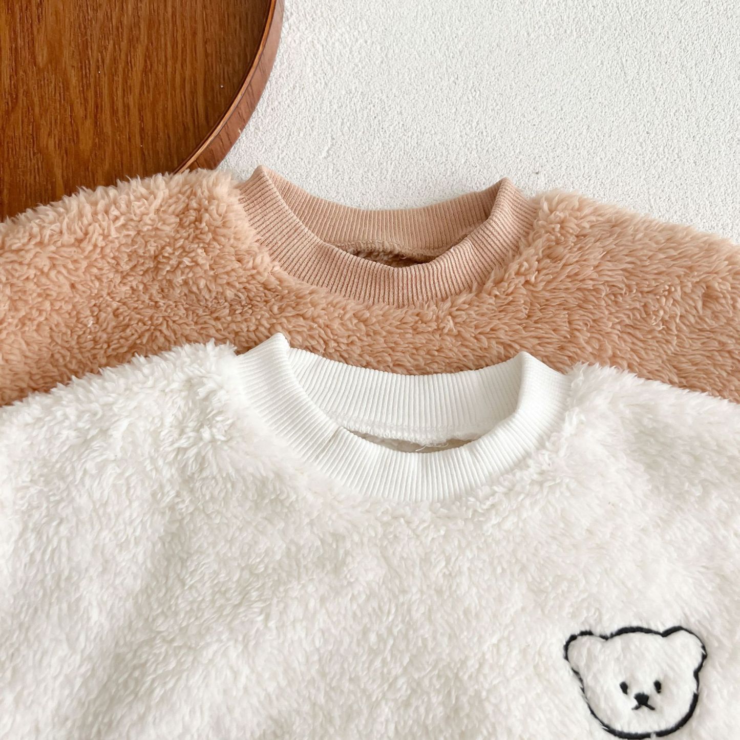 Baby Bear Embroidery Romper