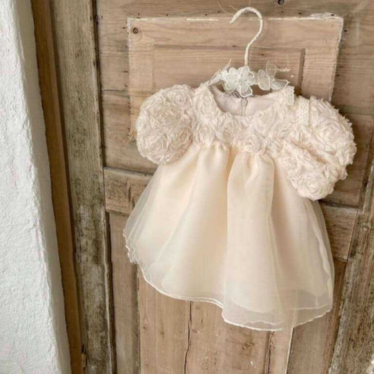 Baby Floral Puff Princess Dress