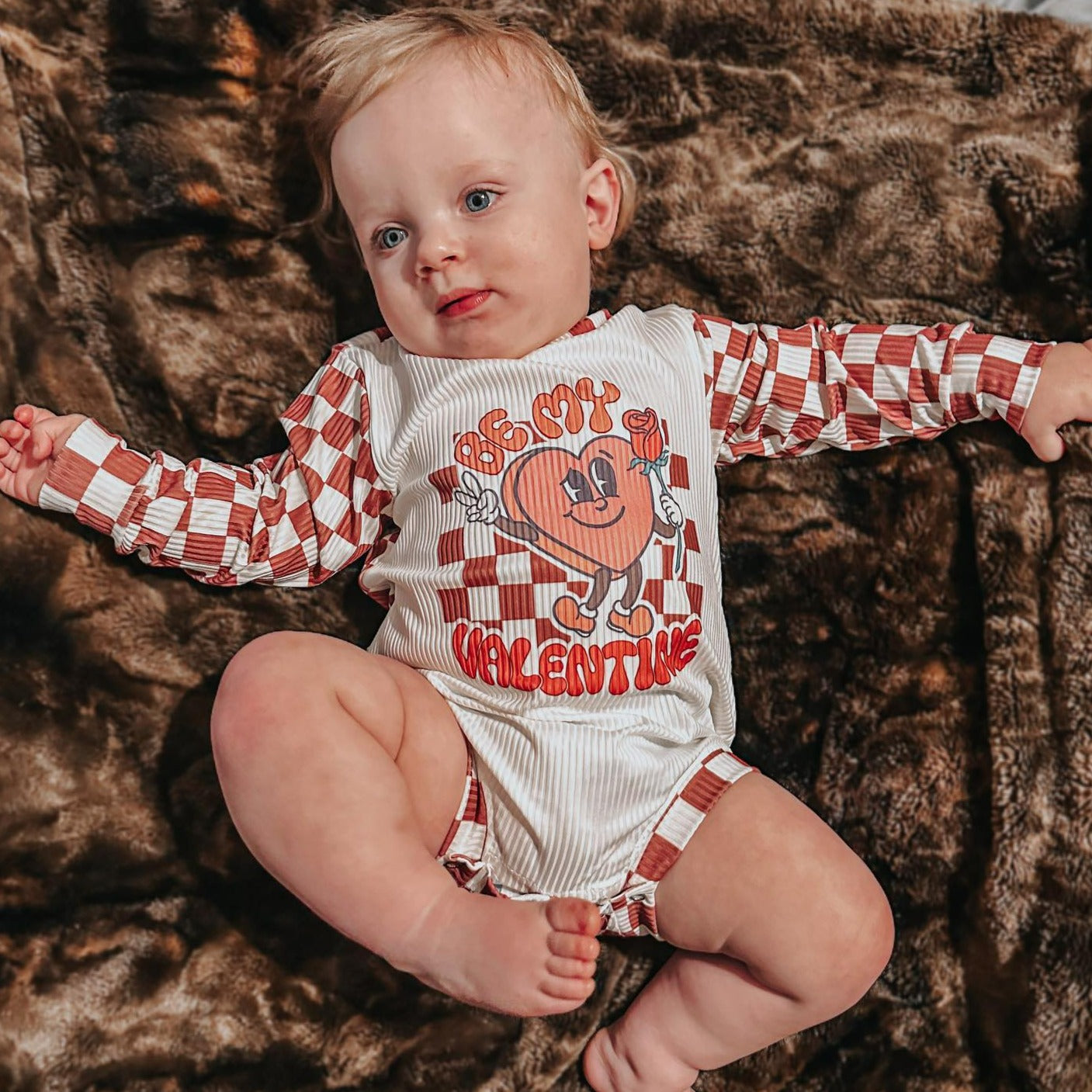 Baby Be My Valentine Romper
