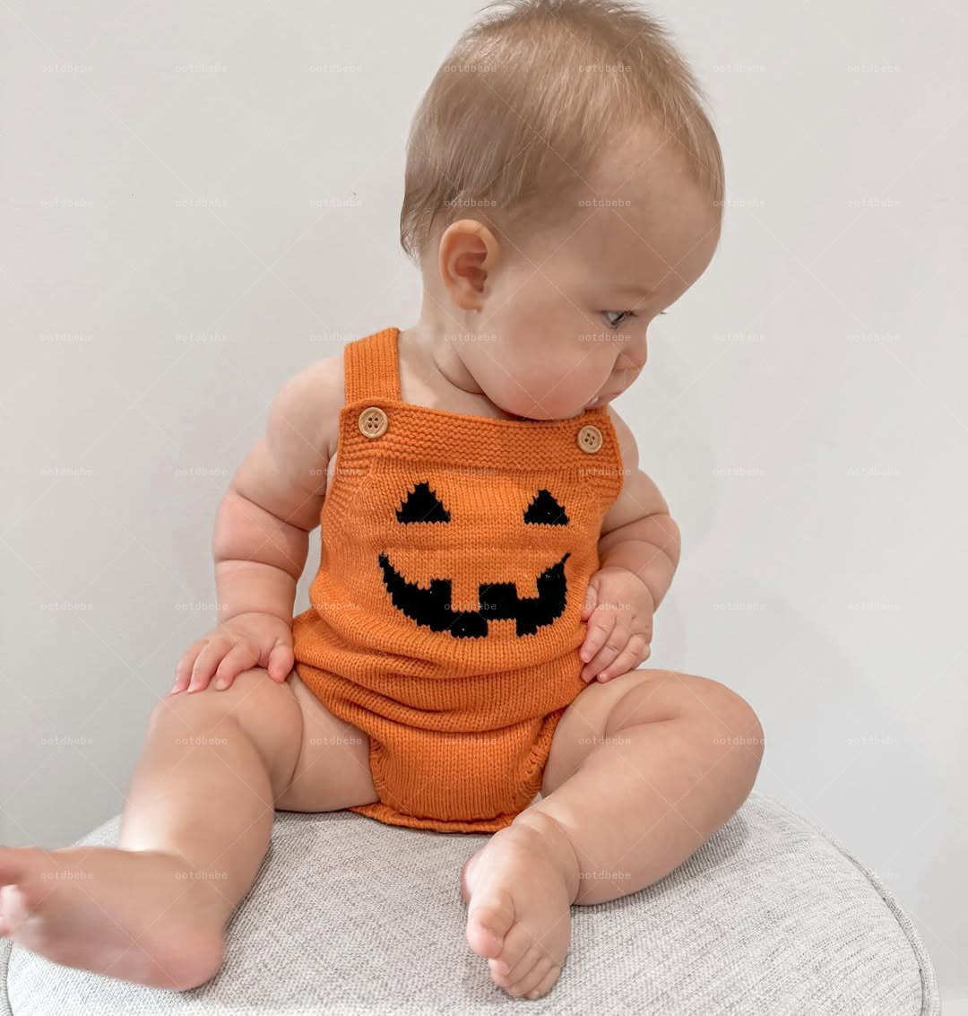 Newborn Pumpkin Romper