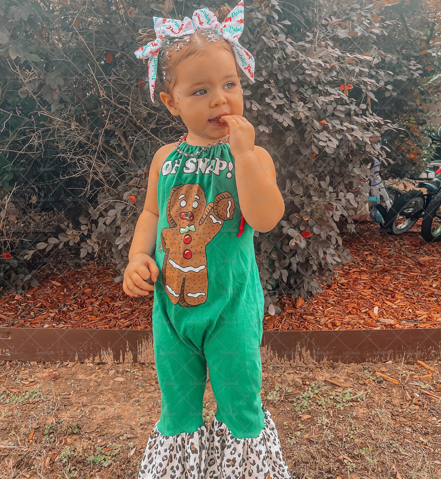 Baby Girl Christmas Romper