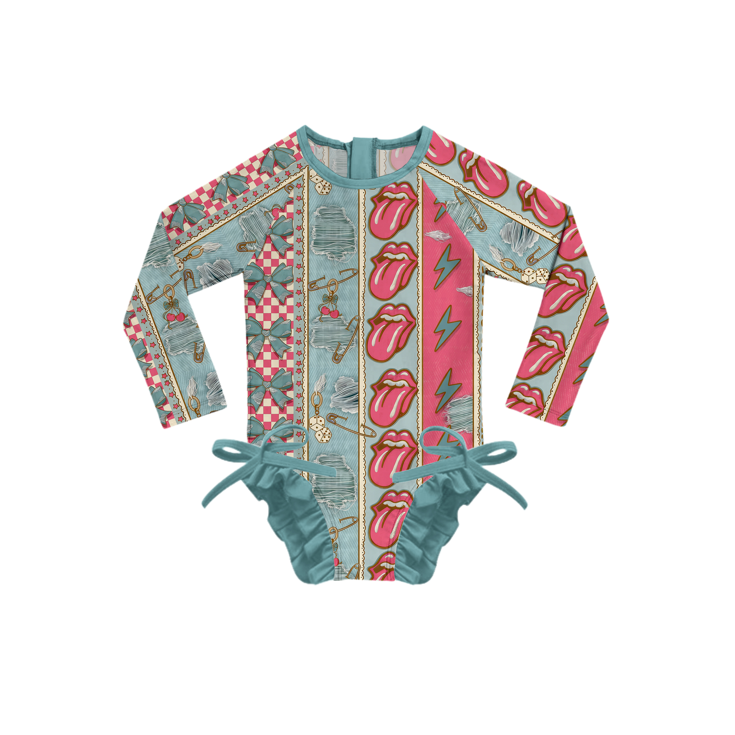 Baby Groovy Stripe Swimsuit