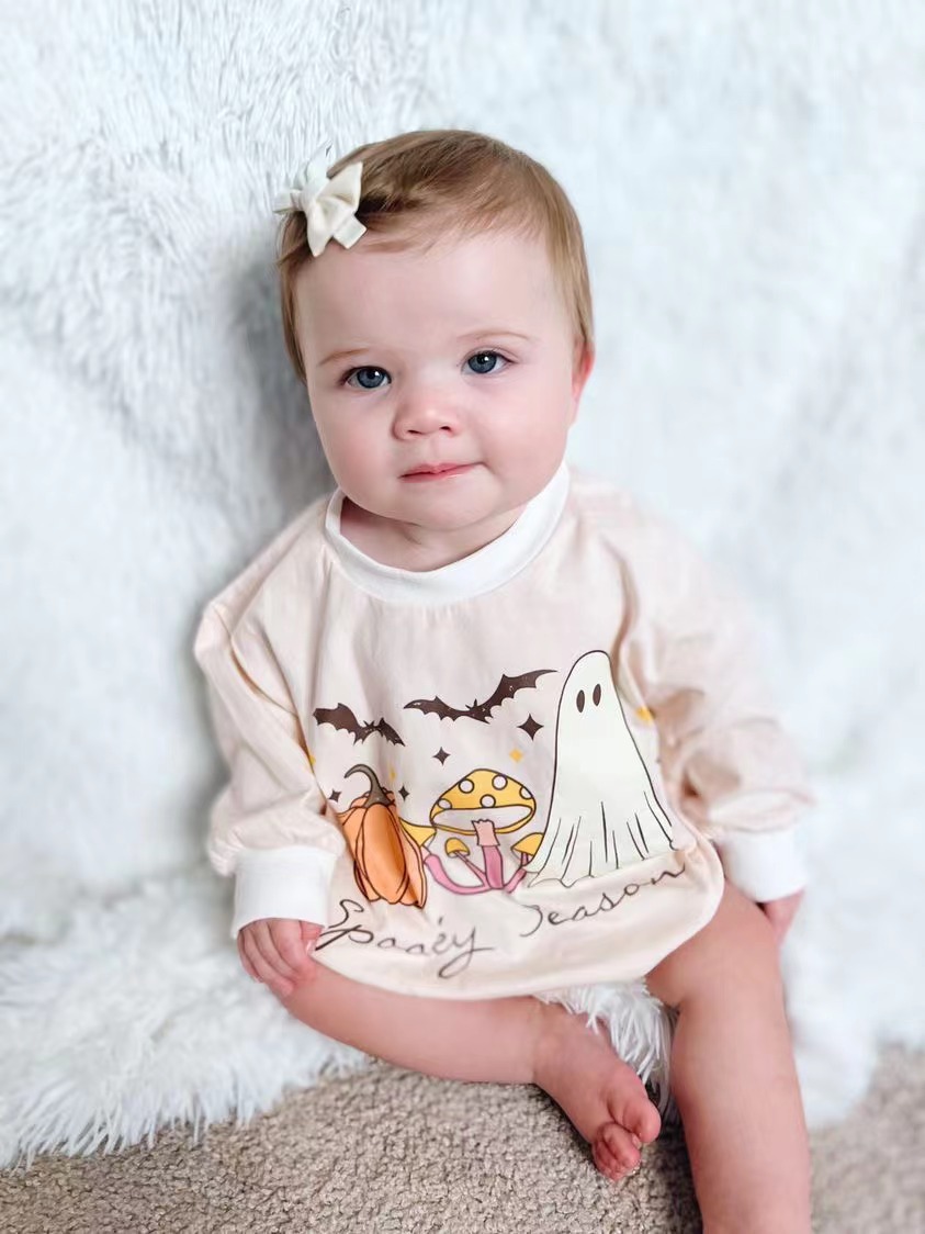 Baby Halloween Print Rompers