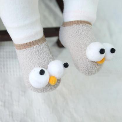 3D Big Eyes Design Baby Socks-visikids