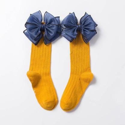 Bowknot Thin Children Socks-visikids