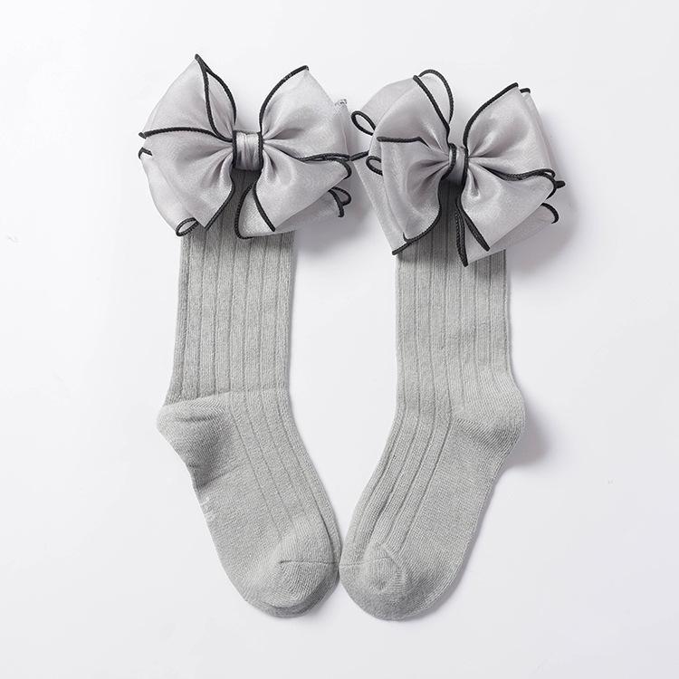 Bowknot Thin Children Socks-visikids