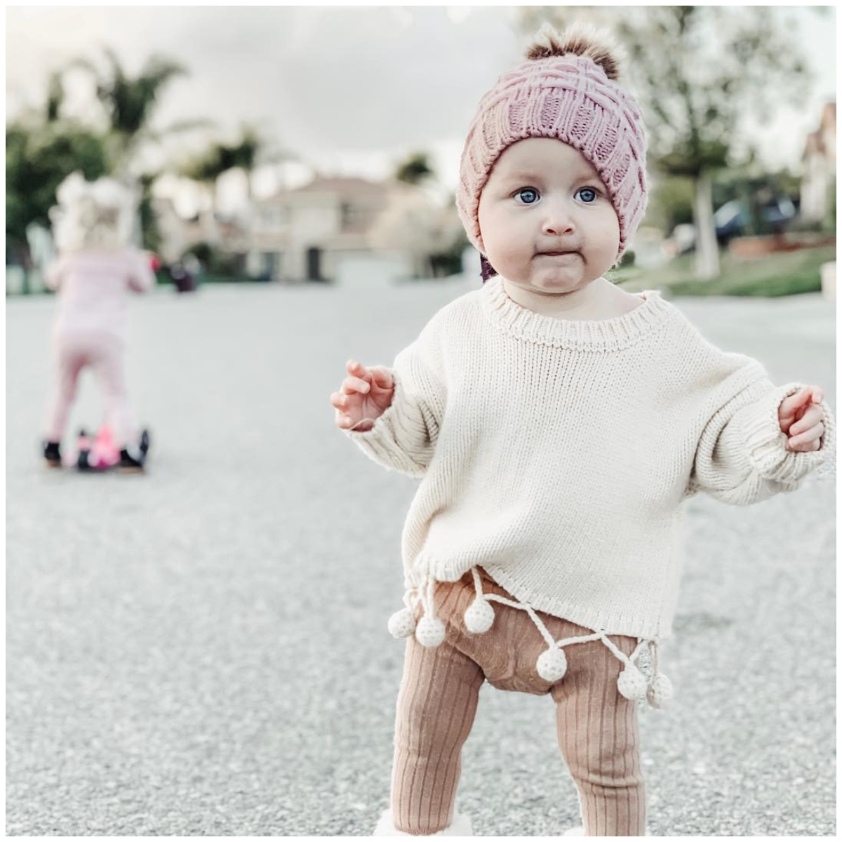 Baby Lovely ball Sassy White Sweater-visikids