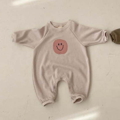 Baby Smile Print Rompers-visikids