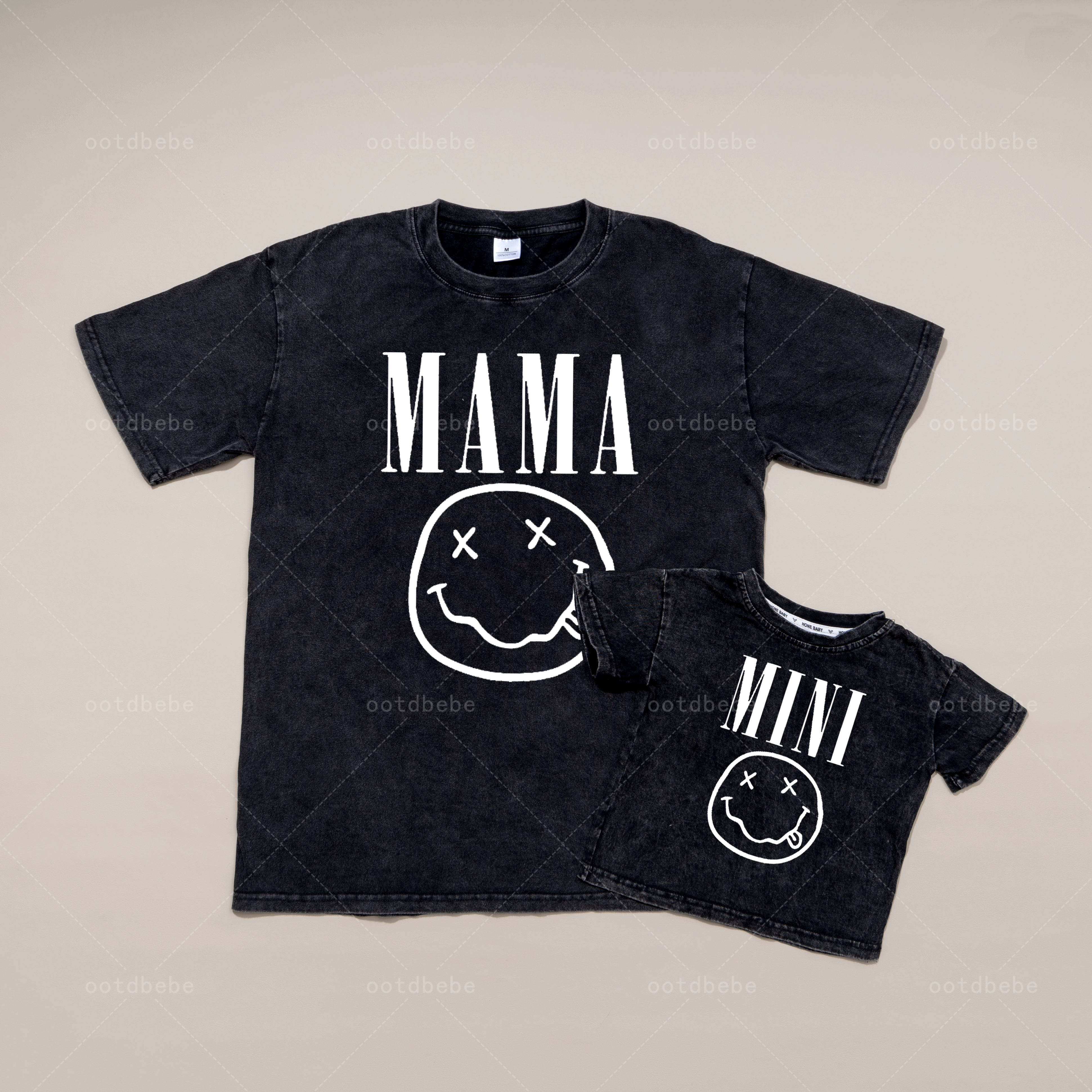 Mama & Mini Happy Face T-shirt