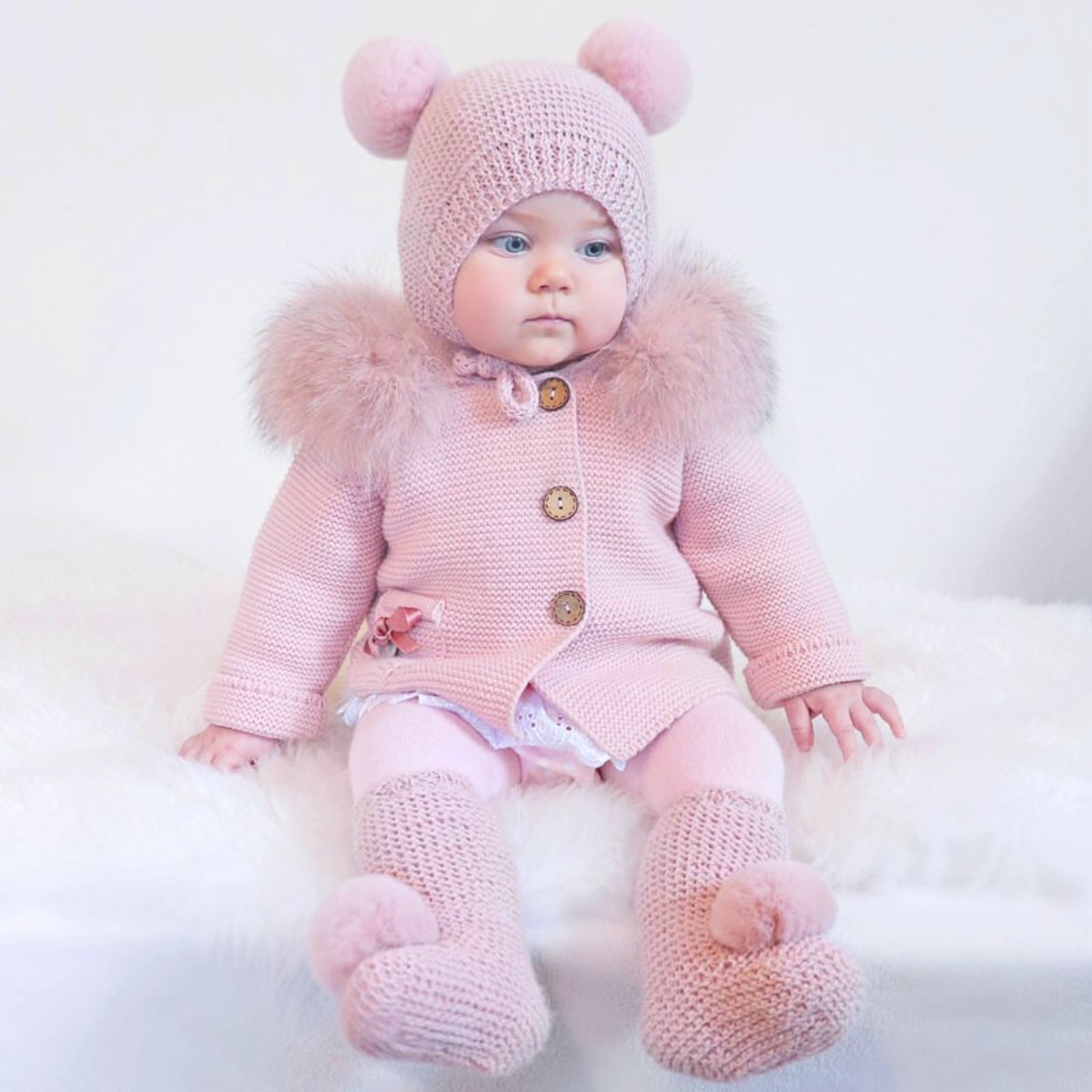 New Baby Handmade Knit Outfit