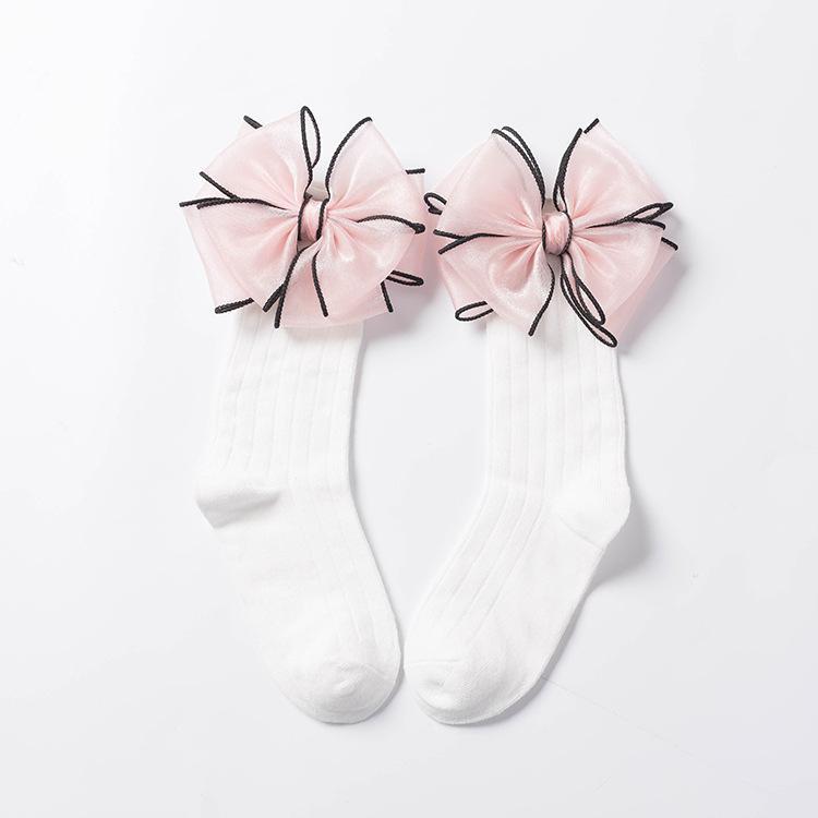 Bowknot Thin Children Socks-visikids