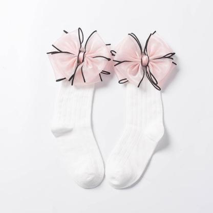 Bowknot Thin Children Socks-visikids