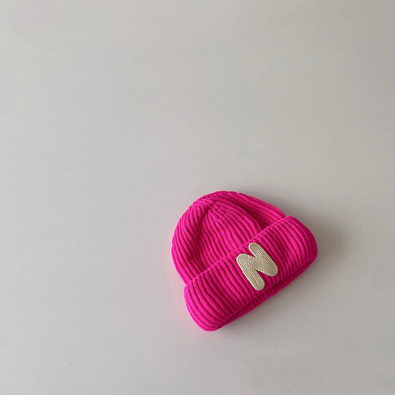 Baby Alphabet Knit Beanie