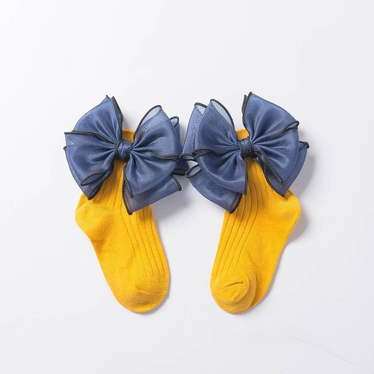 Bowknot Thin Children Socks-visikids