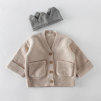 Spring New Baby Knitted Jacket Cardigan