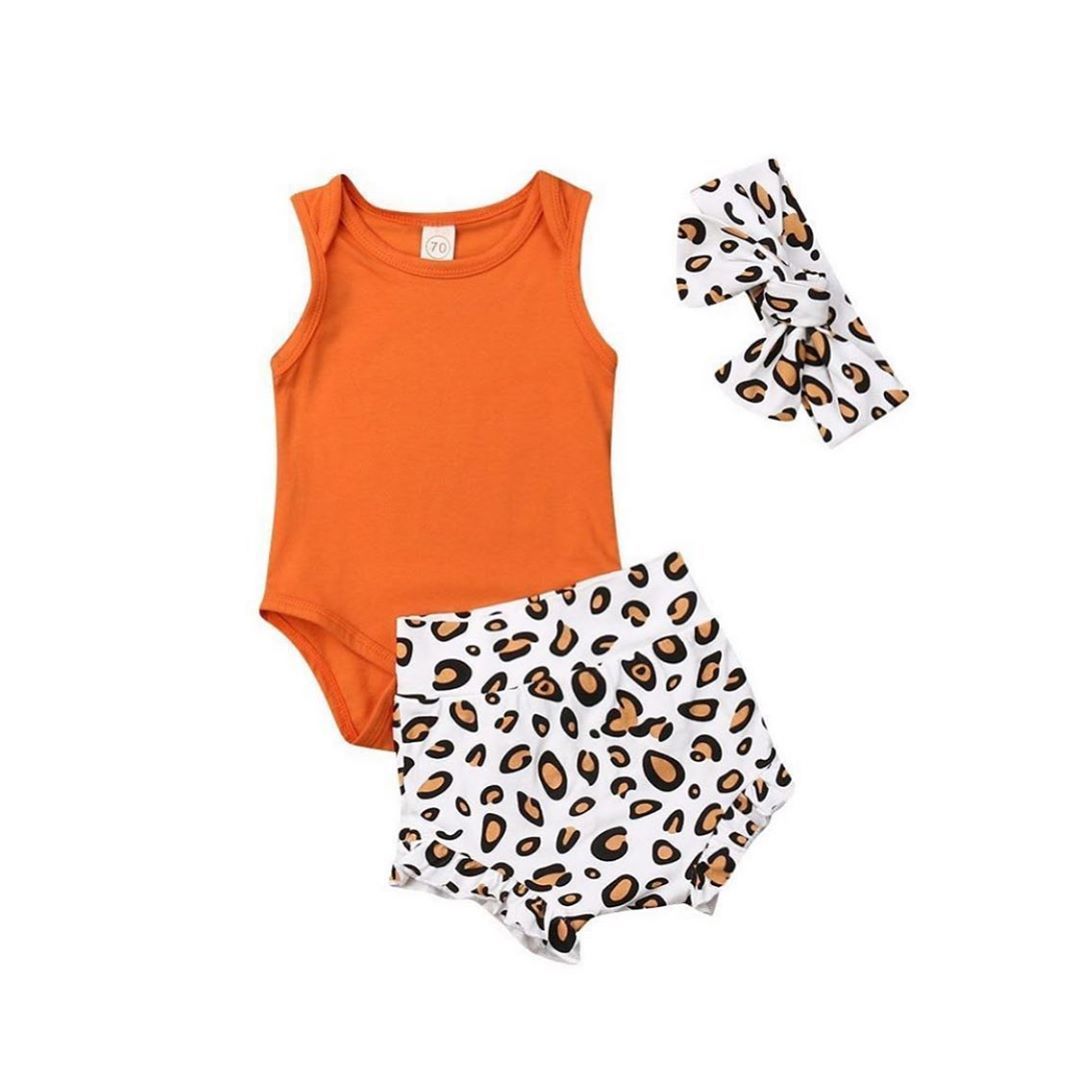 3-piece Leopard Cotton Suit-visikids