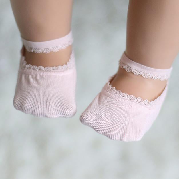 Summer Lace Cotton Boat Socks-visikids