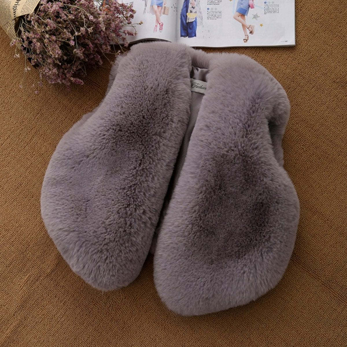 Girl Fur Vest-visikids