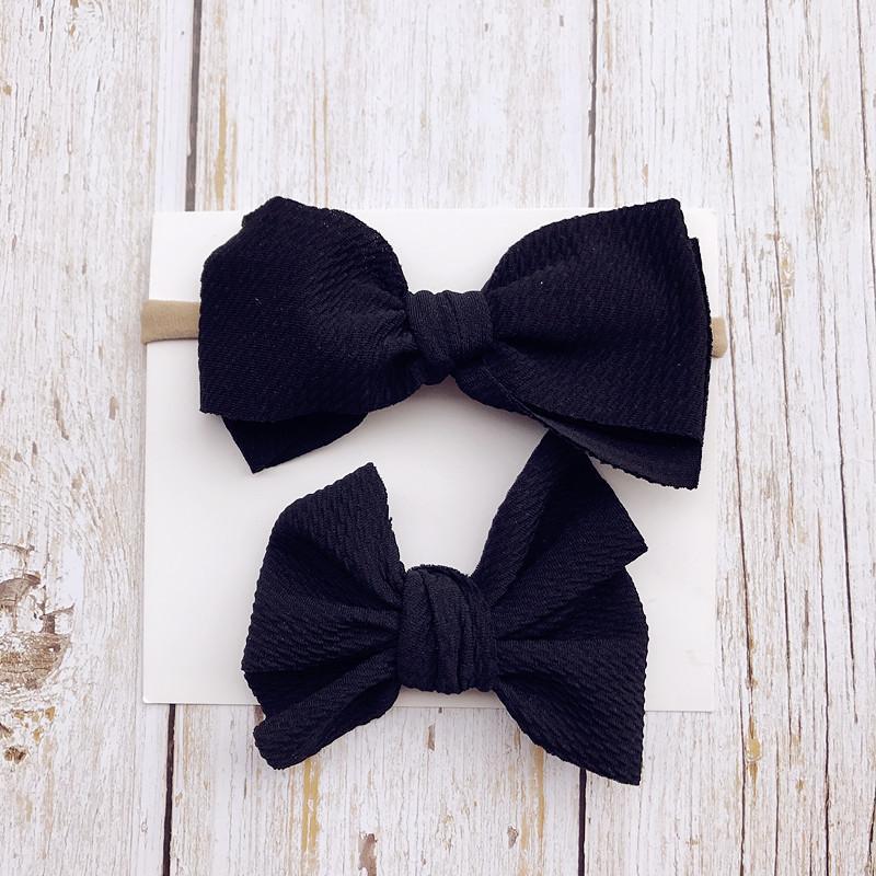 2-Piece Baby Bow Hair Band + Hair Clip-visikids