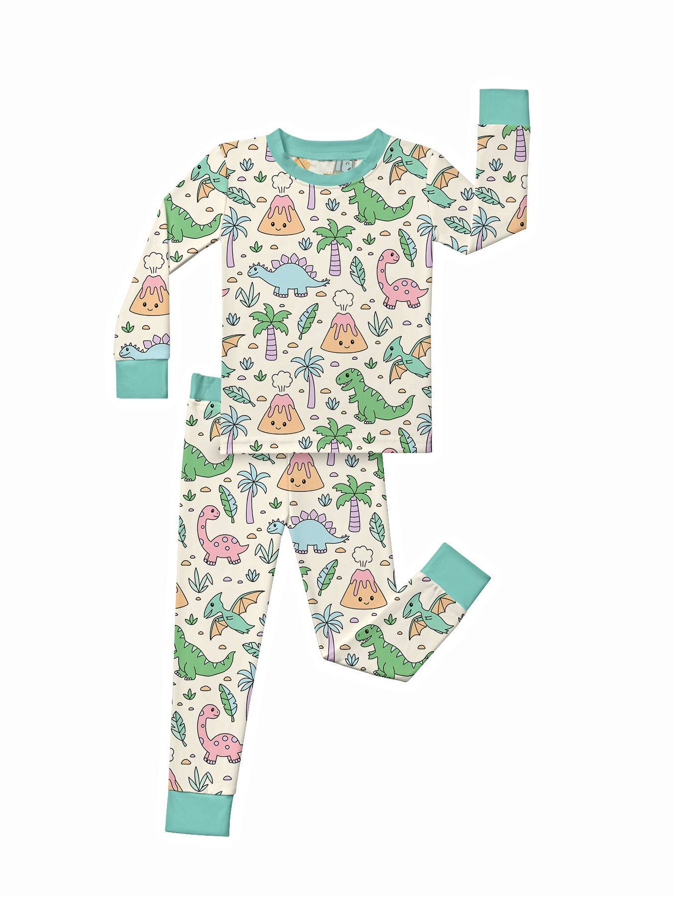 Kid Dinosaur Bamboo Set ( 2-6Y )