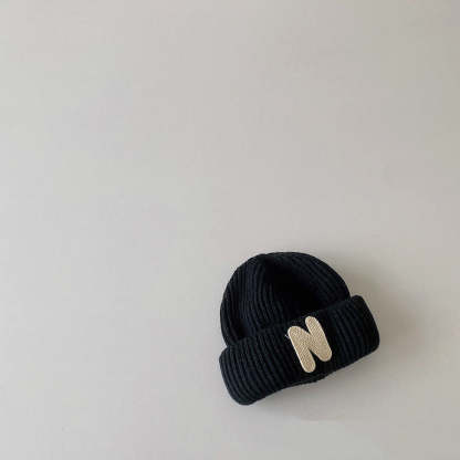 Baby Alphabet Knit Beanie