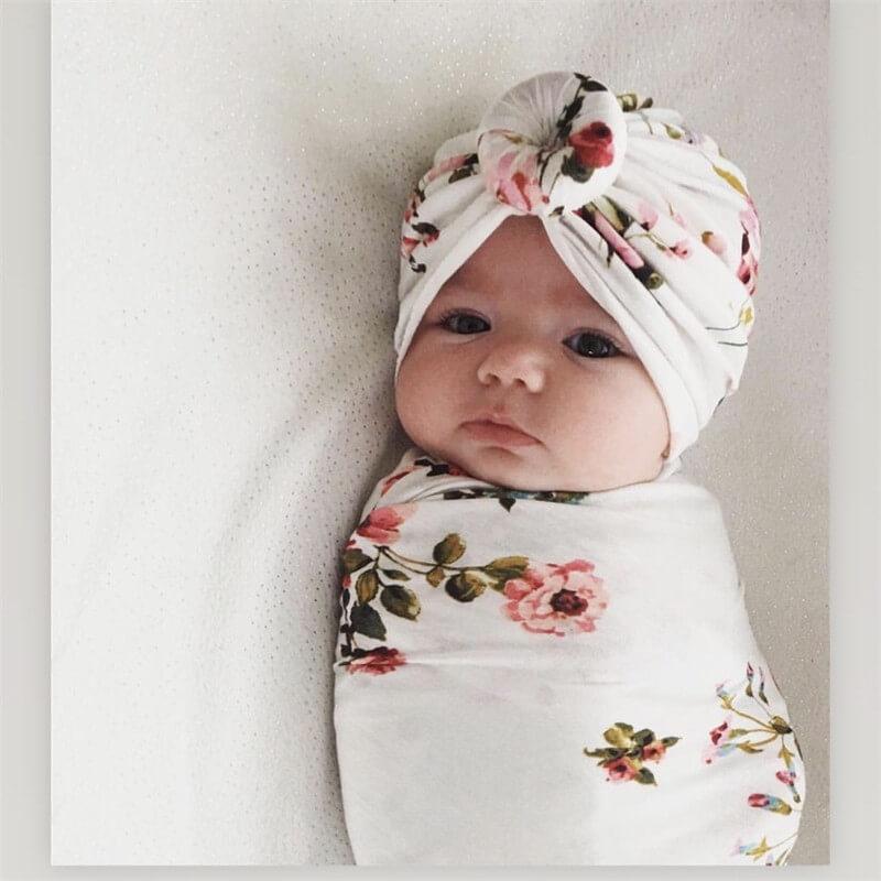 2-piece Baby Floral Sleeping Bag-visikids